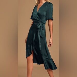 Beautiful emerald green dress